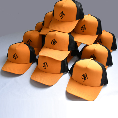 3D bordir Truker Cap topi dengan Premium Koton Sweatband