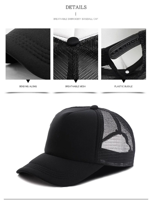 Foam Trucker Cap Mesh Cool Ringan Semua Musim Musim Panas Cap Olahraga Casual