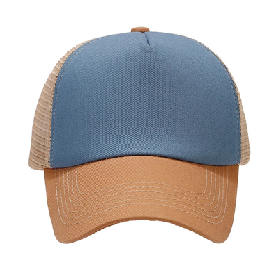 Topi Trucker Jaring 5 Panel Kustom Topi Trucker Polos Unisex Kosong