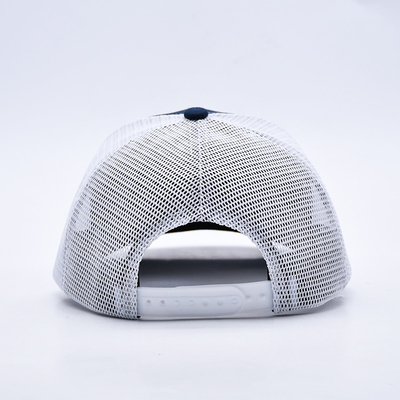 BSCI OEM Custom Logo bordir Richardson Trucker Hat Mesh Snap Back Gorras 6 Panel Trucker Cap