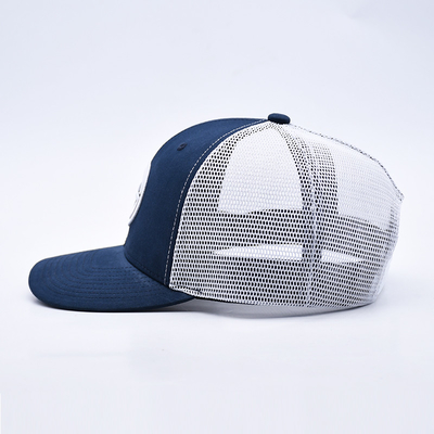 BSCI OEM Custom Logo bordir Richardson Trucker Hat Mesh Snap Back Gorras 6 Panel Trucker Cap