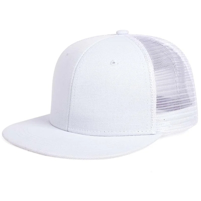 Topi Trucker 6 Panel Polos Kosong Topi Trucker Jaring Datar Kustom
