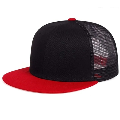 Topi Trucker 6 Panel Polos Kosong Topi Trucker Jaring Datar Kustom