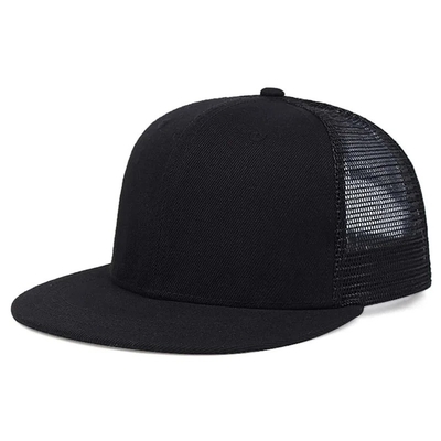 Topi Trucker 6 Panel Polos Kosong Topi Trucker Jaring Datar Kustom