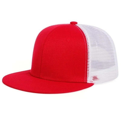 Topi Trucker 6 Panel Polos Kosong Topi Trucker Jaring Datar Kustom