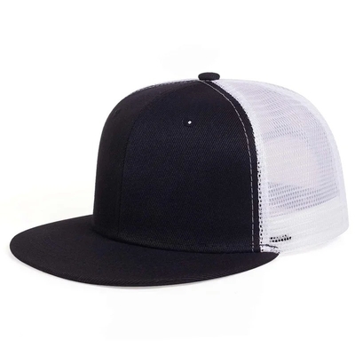 Topi Trucker 6 Panel Polos Kosong Topi Trucker Jaring Datar Kustom