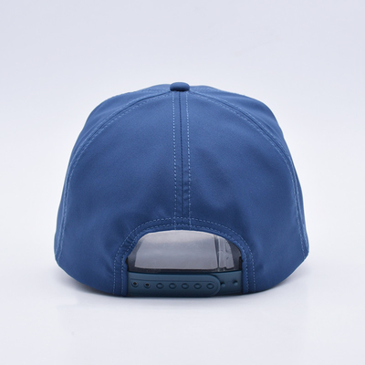 Grosir Blue Rope Baseball Cap Custom Struktur bordir Logo 5 Panel Golf Topi Gorras