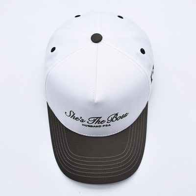 Unisex Dua Tone Baseball Hat Cap Custom Gorras bordir Logo Snapback Olahraga Baseball Caps Untuk Pria