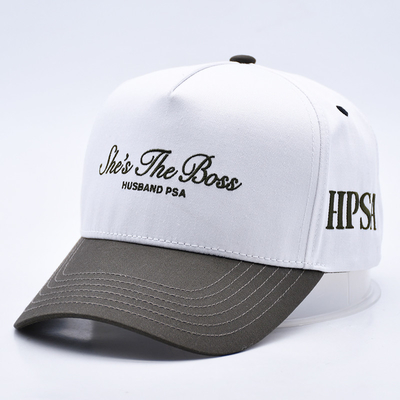 Unisex Dua Tone Baseball Hat Cap Custom Gorras bordir Logo Snapback Olahraga Baseball Caps Untuk Pria