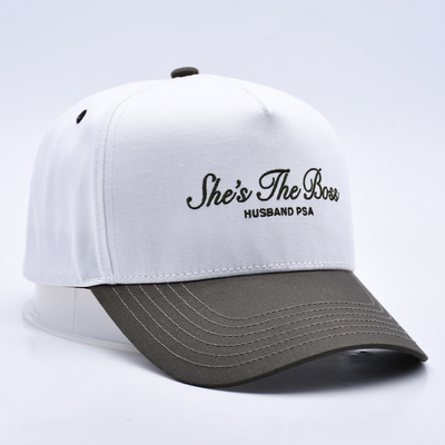 Unisex Dua Tone Baseball Hat Cap Custom Gorras bordir Logo Snapback Olahraga Baseball Caps Untuk Pria
