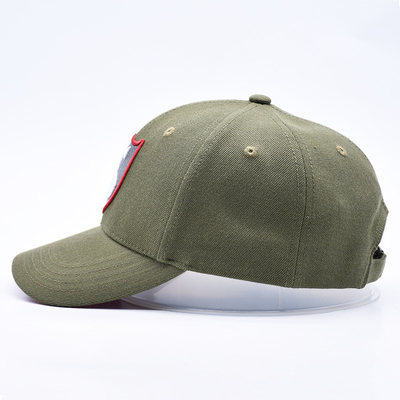 Custom Gorras Sports Supplier 6 Panel Green Baseball Cap Berkualitas Tinggi 3d bordir Baseball Hat
