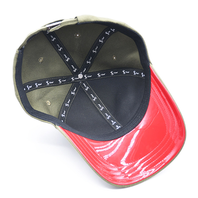 Custom Gorras Sports Supplier 6 Panel Green Baseball Cap Berkualitas Tinggi 3d bordir Baseball Hat