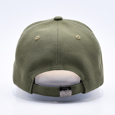 Custom Gorras Sports Supplier 6 Panel Green Baseball Cap Berkualitas Tinggi 3d bordir Baseball Hat