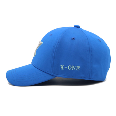 Grosir Unisex Curved Brim 6 Panel Katun Tutup Kembali Topi Baseball Brodered