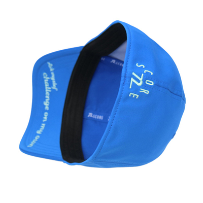 Grosir Unisex Curved Brim 6 Panel Katun Tutup Kembali Topi Baseball Brodered