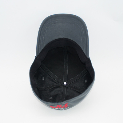 Oem Grosir 6 Panel abu-abu Elastis Baseball Hat Disesuaikan Baseball Cap Ditutup Kembali Fitting Gorras