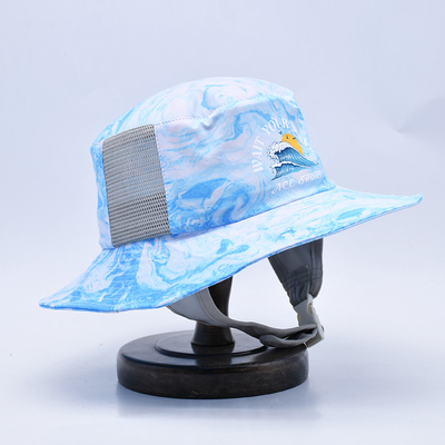 Bernafas Sport Surf Bucket Hat Waterproof Fishing Surfing Cap Dengan Celana Chin
