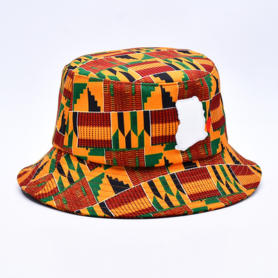 Fashon Printed Bucket Cap Custom Bulk Sublimation Embroidery Logo Bucket Hat Untuk Musim Panas