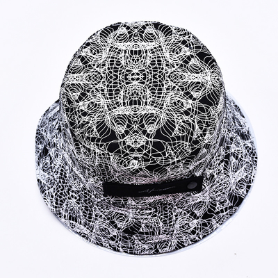 Sublimasi Cetak Ember Topi Custom All Over Cetak Ember Topi Pola Logo bordir Untuk Wanita