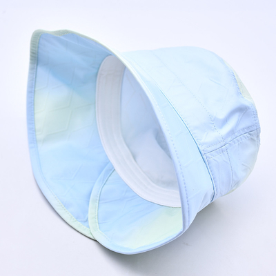 Musim Panas Mewah Dye Tie Printing Berwarna Bucket Hat Custom Logo