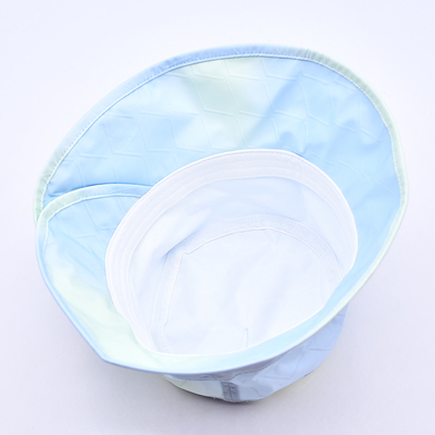 Musim Panas Mewah Dye Tie Printing Berwarna Bucket Hat Custom Logo