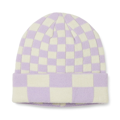 Wanita Pria topi musim dingin modis cetak Beanie dirajut lembut hangat Slouchy tengkorak topi Y2k Beanie