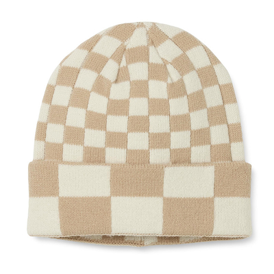 Wanita Pria topi musim dingin modis cetak Beanie dirajut lembut hangat Slouchy tengkorak topi Y2k Beanie