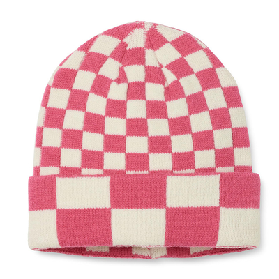 Wanita Pria topi musim dingin modis cetak Beanie dirajut lembut hangat Slouchy tengkorak topi Y2k Beanie