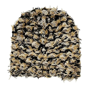 2024 New Hip Hop Balaclava Miskin Cap Berjubah Topeng Wanita Outdoor Kamuflase Fleece Fuzzy Ski Balaclava Beanie Wanita Pria Topi