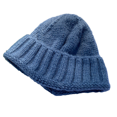 Winter Knit Beanie Hat Warm Soft Caps Outdoor Sport Casual Style Beanie yang dapat disesuaikan
