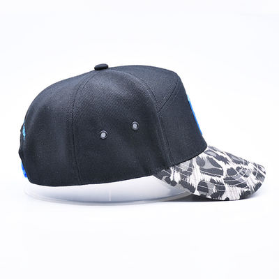 Oem Grosir Karet Patch Baseball Cap Custom Logo bordir 7 Panel Baseball Hat Produsen