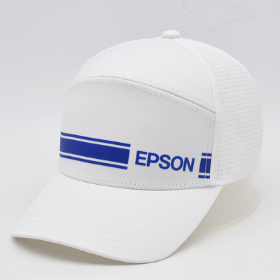 Sport Gorras Laser Cut Hole Baseball Cap Custom Profil Tinggi 6 Panel Baseball Hat