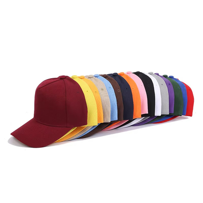 Custom Size 5 Panel Baseball Cap dengan Warna yang dapat disesuaikan dan Warna Mahkota Tengah