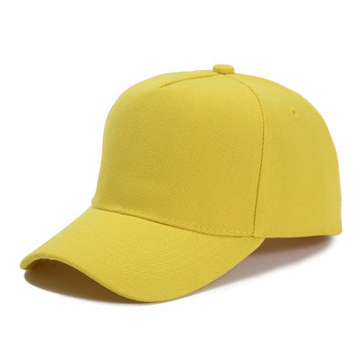 Custom Size 5 Panel Baseball Cap dengan Warna yang dapat disesuaikan dan Warna Mahkota Tengah