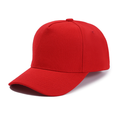 Custom Size 5 Panel Baseball Cap dengan Warna yang dapat disesuaikan dan Warna Mahkota Tengah