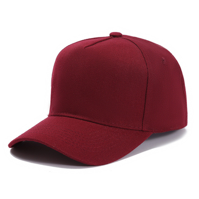 Custom Size 5 Panel Baseball Cap dengan Warna yang dapat disesuaikan dan Warna Mahkota Tengah