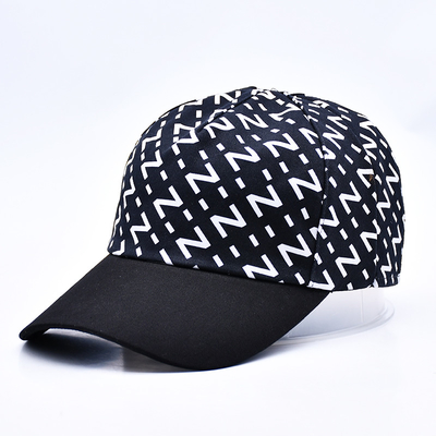 Custom Pria Baseball Cap Ditutup Kembali Wanita All Over Logo Baseball Hat Sport Cap Gorras