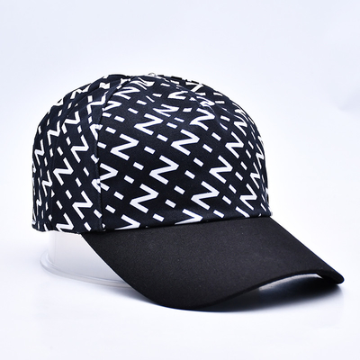 Custom Pria Baseball Cap Ditutup Kembali Wanita All Over Logo Baseball Hat Sport Cap Gorras