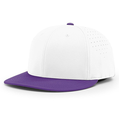 Custom Baseball Hat bordir Richardson 6 Panel Waterproof Laser Cut Hole Baseball Cap