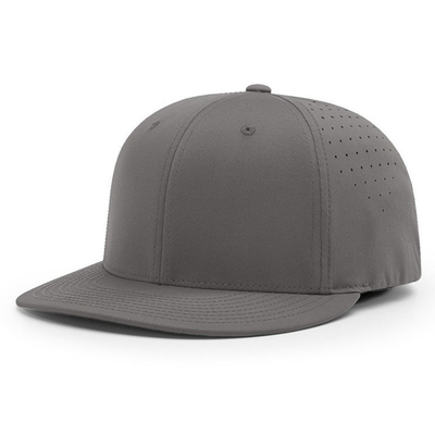 Custom Baseball Hat bordir Richardson 6 Panel Waterproof Laser Cut Hole Baseball Cap