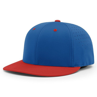 Custom Baseball Hat bordir Richardson 6 Panel Waterproof Laser Cut Hole Baseball Cap