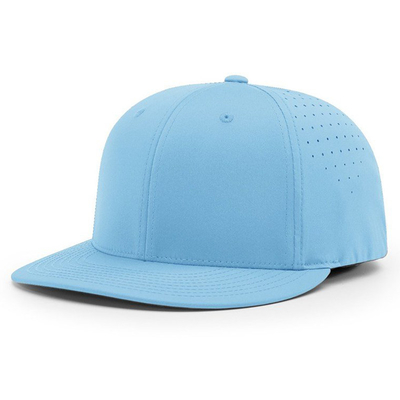 Custom Baseball Hat bordir Richardson 6 Panel Waterproof Laser Cut Hole Baseball Cap