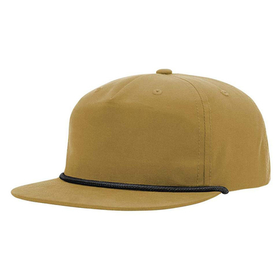 Berkualitas tinggi Flat Brim Hip Hop Topi Custom Gorras 5 Lima Panel Tali Richardson Snapback Cap Topi Untuk Pria