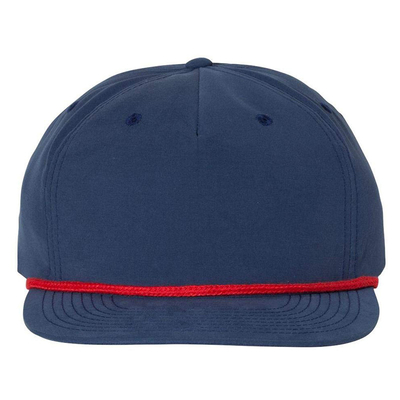 Berkualitas tinggi Flat Brim Hip Hop Topi Custom Gorras 5 Lima Panel Tali Richardson Snapback Cap Topi Untuk Pria