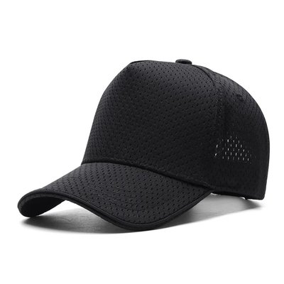 Custom 5 Panel Mesh Baseball Cap Outdoor Bernafas High Crown Blank Trucker Mesh Hat