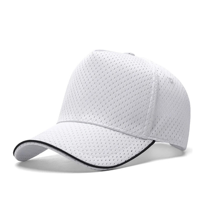 Custom 5 Panel Mesh Baseball Cap Outdoor Bernafas High Crown Blank Trucker Mesh Hat