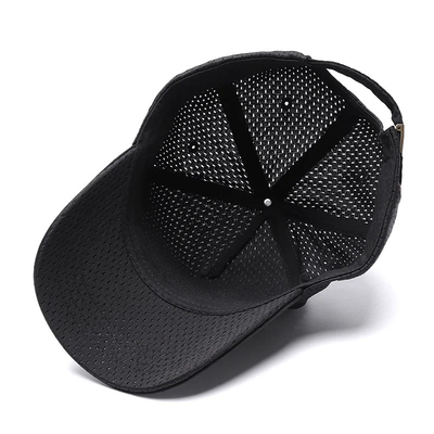 Custom 5 Panel Mesh Baseball Cap Outdoor Bernafas High Crown Blank Trucker Mesh Hat