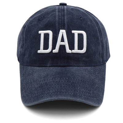 Dua Tone Wash Surat bordir Ayah Ibu Mesh Truk Topi Grosir Retro Truk Cap