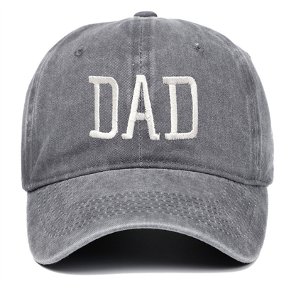 Dua Tone Wash Surat bordir Ayah Ibu Mesh Truk Topi Grosir Retro Truk Cap