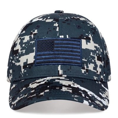 Custom Outdoor Kamuflase Baseball Sports Cap Topeng Grosir 6 Panel Taktis Baseball Cap